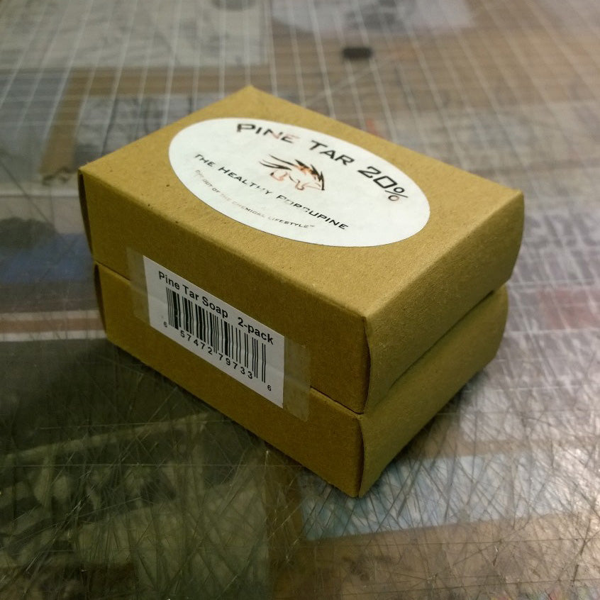 Soap, Pine Tar, Porcupine (2 pack)