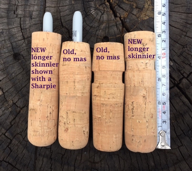 Handlebar Grip - Portuguese Tree Cork - grooved and punched for Barend shifters (Each, not pair)