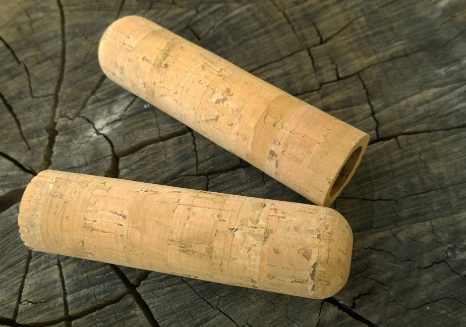 Cork handlebar top grips