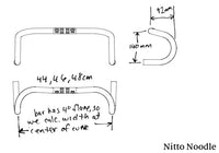 Handlebar - Nitto Noodle (B177) - 25.4