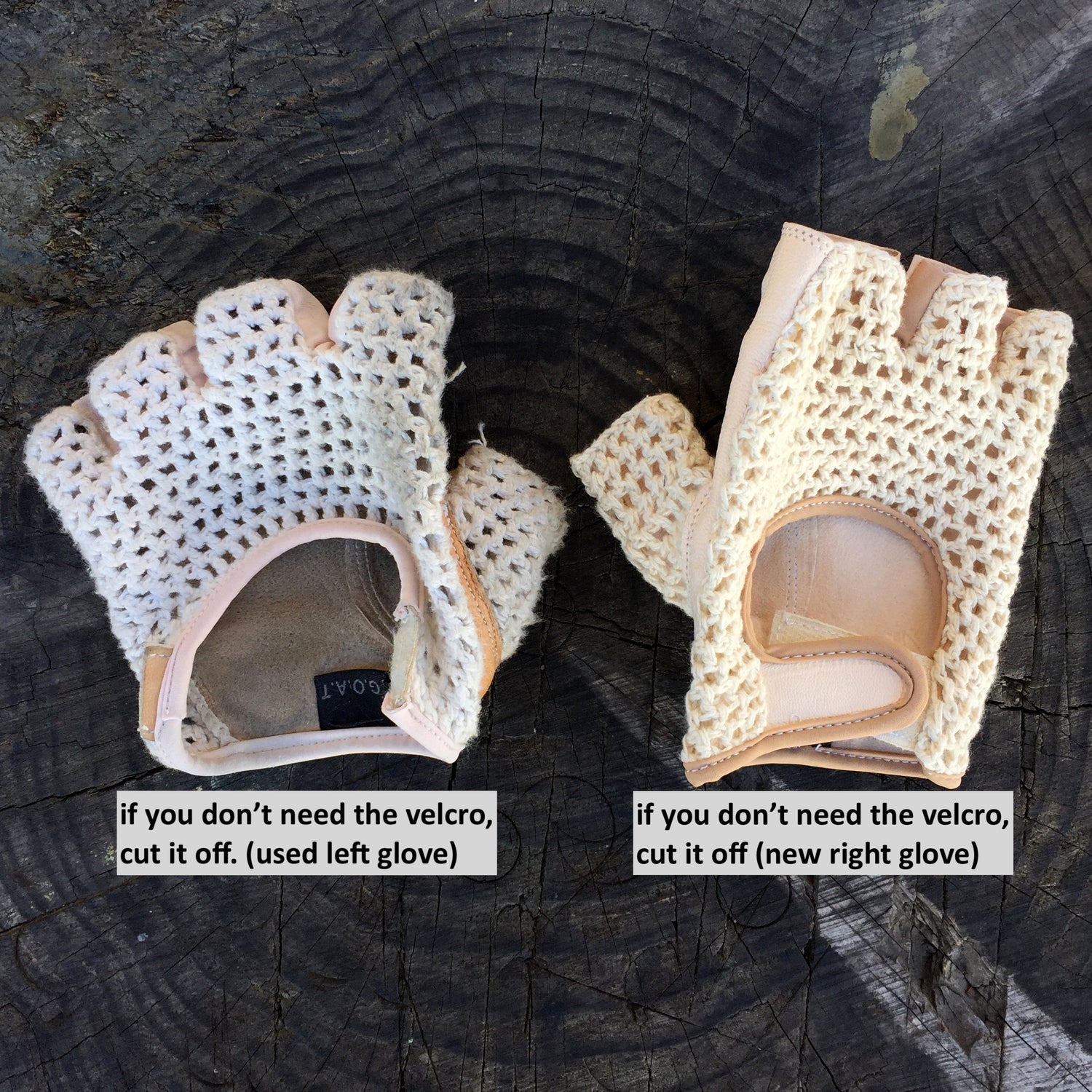 Crochet bicycle gloves deals