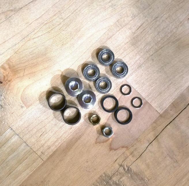 Rebuild bearing kit for VP Thin Gripsters pedals (VP-001)