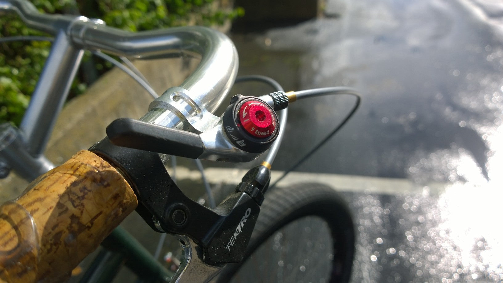 Microshift 9 speed shop thumb shifters