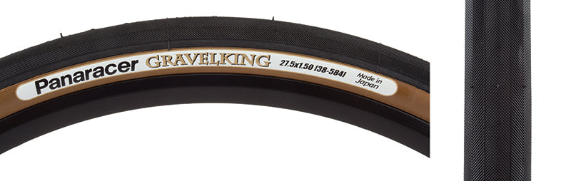 Tire - Panaracer GravelKing Slick, BROWNwall, folding