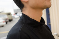 Aussie Wool lightweight SuperNeck (mock-t) Long-Sleeve Tee