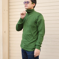 Aussie Wool Long Sleeve 1/4 zip turtleneck
