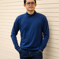 Aussie Wool lightweight SuperNeck (mock-t) Long-Sleeve Tee