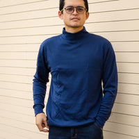 Aussie Wool lightweight SuperNeck (mock-t) Long-Sleeve Tee